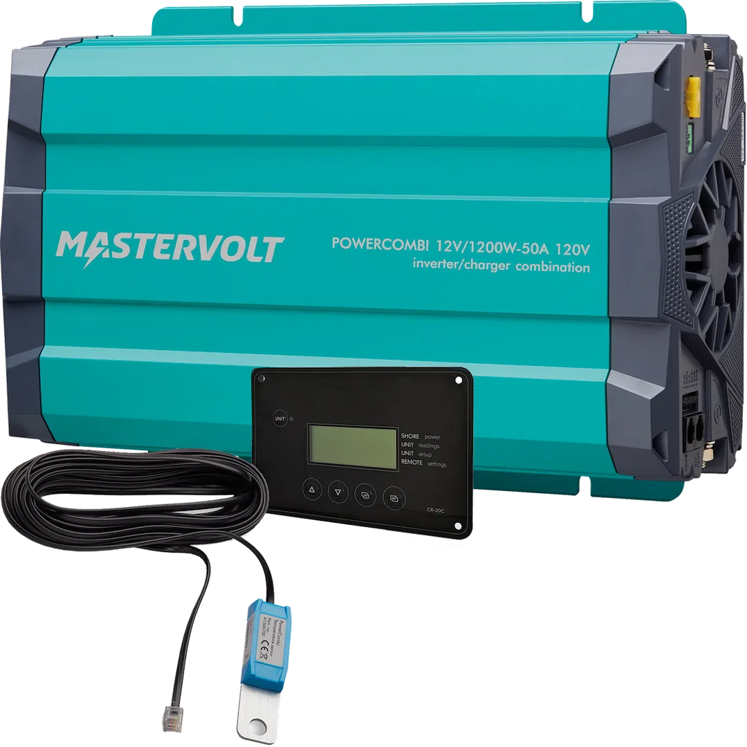 36211201 – MASTERVOLT Power Inverter, Pure Sine Wave Inverts 12 Volt DC To 120 Volt AC 1200 Continuous Watts/ 2400 Su...